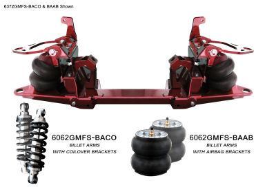 '60-'62 Chevy C-10 Front Suspension - Front Suspension w/Billet Arms & Coilover Brackets